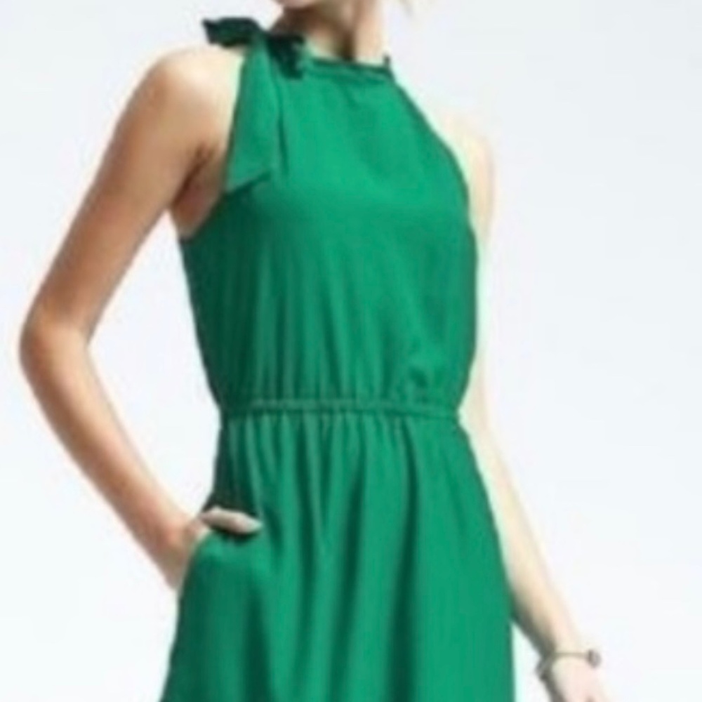 Banana Republic Green Maxi Dress